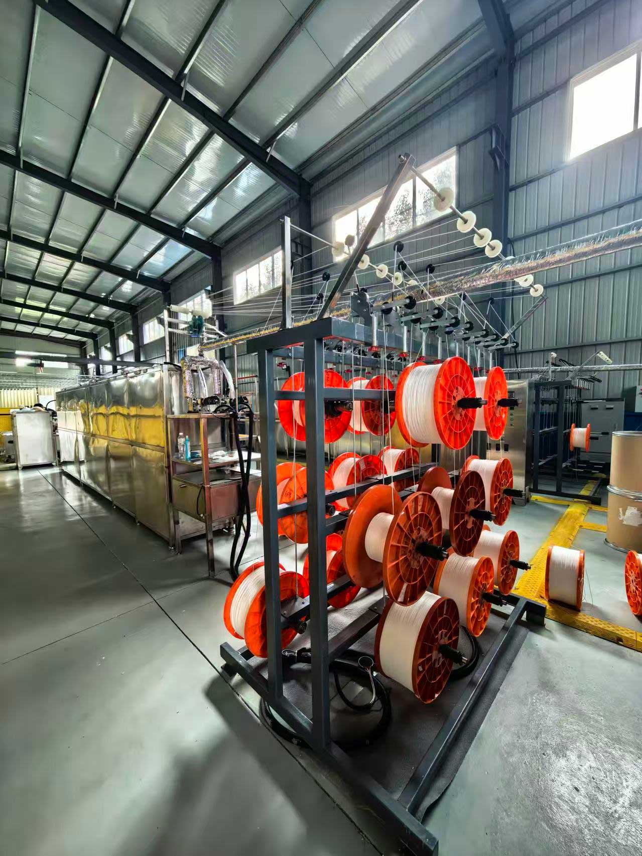 车间生产日常、生产mbr膜丝小能手——山东晶美达环境科技有限公司